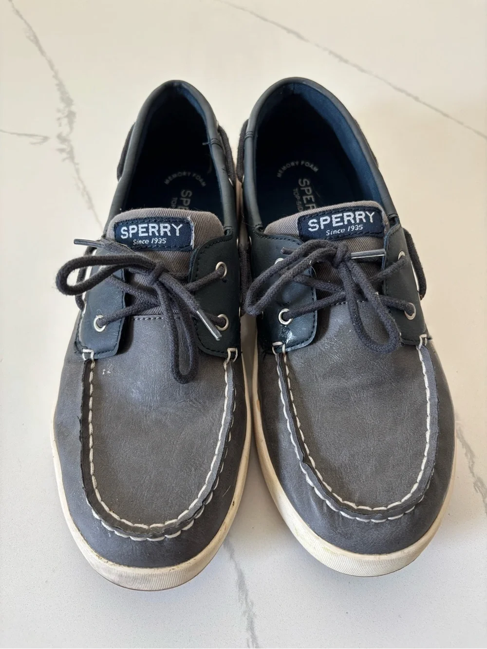Sperry Youth Navy Boat Shoes
